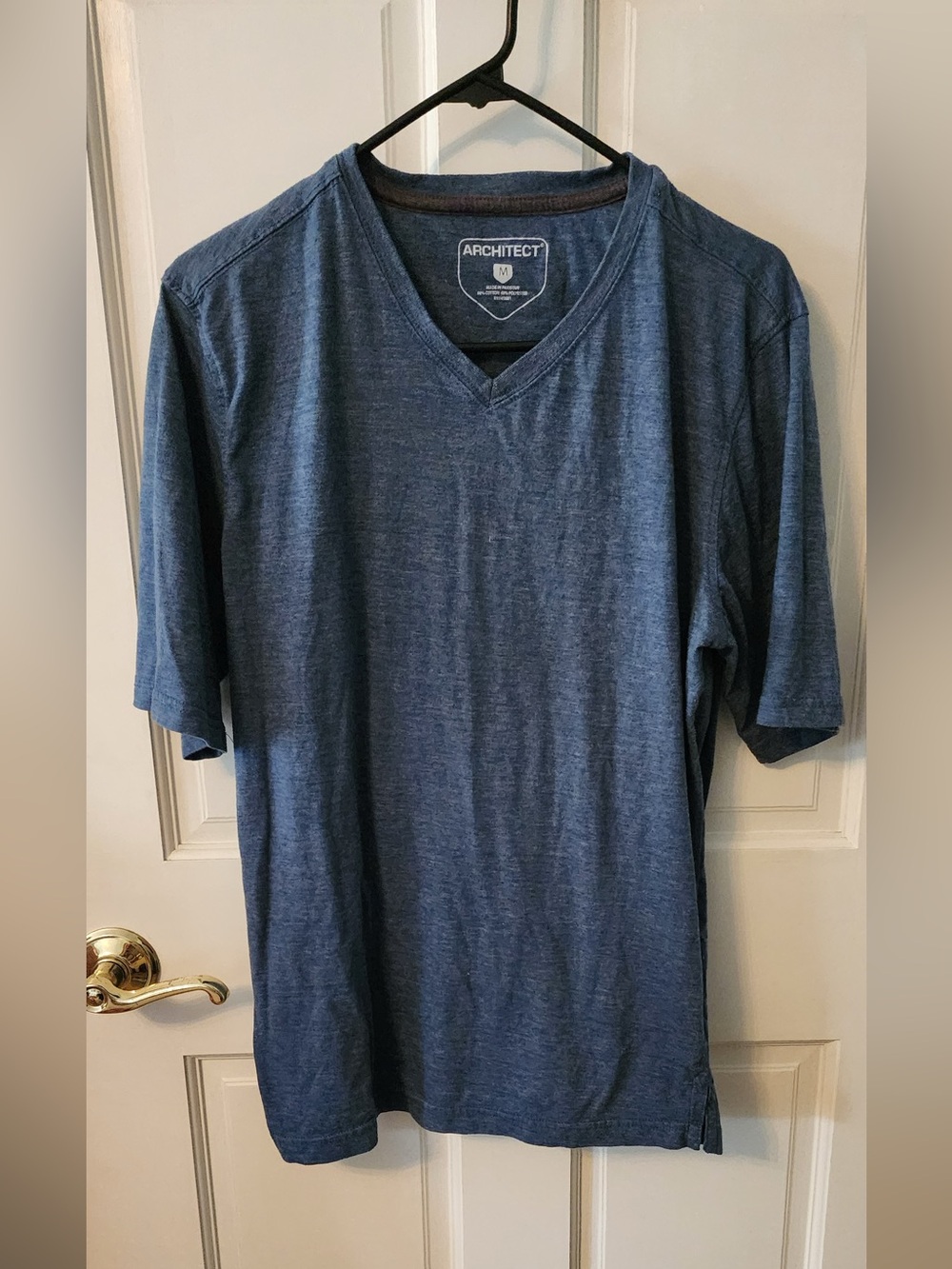 Architect Men's Heather Navy V-Neck Sweater Tee
